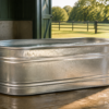 100-Gallon Galvanized Water Trough